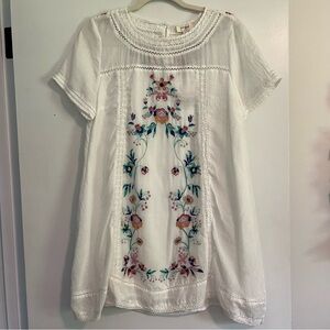 Umgee White Embroidered Dress